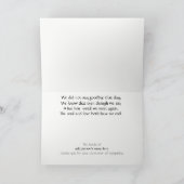 Sympathie Mahalo uit het gezin Bedankkaart (Binnen)