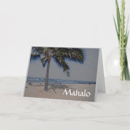 Sympathie Mahalo uit het gezin Bedankkaart