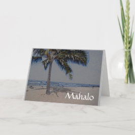 Sympathie Mahalo uit het gezin Bedankkaart