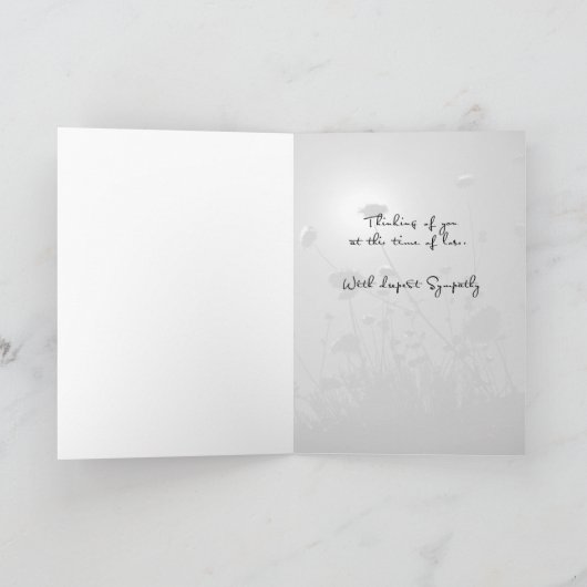 Sympathie Marine licht van hoop Kaart (Binnen)