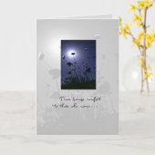 Sympathie Marine licht van hoop Kaart (Gele Bloem)