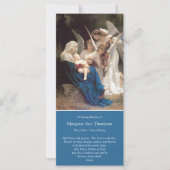 Sympathie Mary & Angels Begrafenis Dank je kaart (Voorkant)