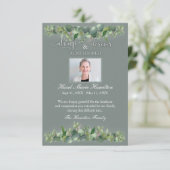 Sympathie Memorial Altijd vergeten persoon (Staand voorkant)