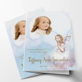 Sympathie Memorial Angel begrafenis dank u kaarten