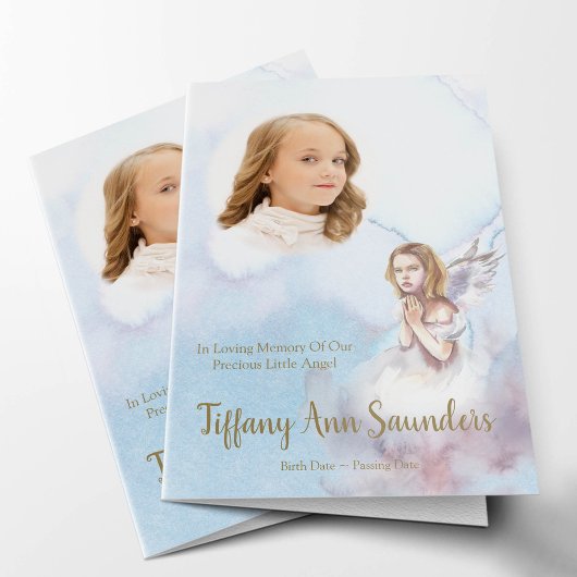 Sympathie Memorial Angel begrafenis dank u kaarten