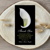 Sympathie Memorial Dank u Fotokaart - Lily Bedankkaart