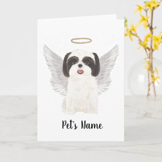 Sympathie Memorial Kaart (Gele Bloem)