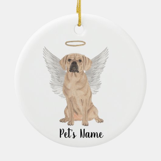 Sympathie Memorial Keramisch Ornament (Achterkant)