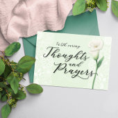 sympathie, met hartstilstand en Kaart van gebeden