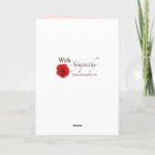 Sympathie met het verlies van een fret kaart (Achterkant)