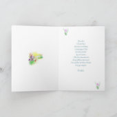 Sympathie-met Sympathie aan u en uw Familie Kaart (Binnen)