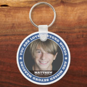 Sympathie Moderne Eenvoudige Aangepaste Fototoetse Sleutelhanger (Voorkant)