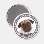 Sympathie Moderne Eenvoudige aanpasbare foto-toets Magneet (Voorkant / Achterkant)