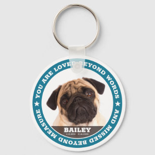 Sympathie Moderne Eenvoudige aanpasbare foto-toets Sleutelhanger