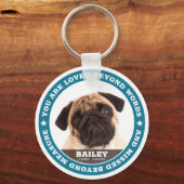 Sympathie Moderne Eenvoudige aanpasbare foto-toets Sleutelhanger (Voorkant)