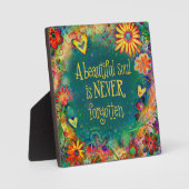 sympathie mooie ziel citaat fotoplaat (Voorkant)