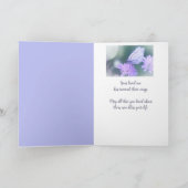 Sympathie Net als de vlinder van je geliefde... Kaart (Binnen)