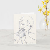 Sympathie Notecard Kaart (Gele Bloem)