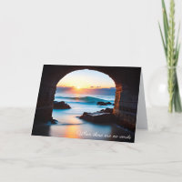 Sympathie Ocean Sunrise met bakstenen boog