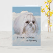 Sympathie op Dood van de Hond van het Huisdier Kaart (Gele Bloem)