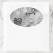 Sympathie! Ovale Sticker (Tas)