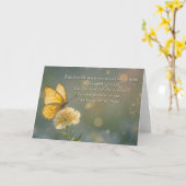 Sympathie Overgangen Metafysische Vlinder Kaart (Gele Bloem)