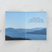 Sympathie Prachtige bergmeerlandschap Kaart (Binnen)