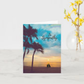 Sympathie Rainbow Dog Pet Sympathie Kaart (Gele Bloem)