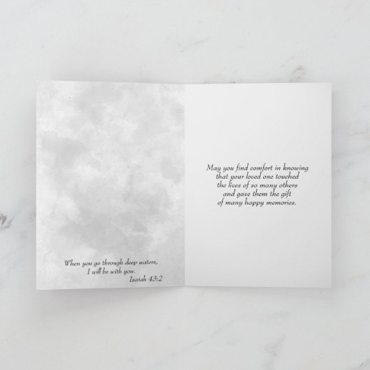 Sympathie rode Rose Kaart (Binnen)