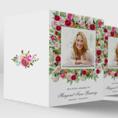 Sympathie Roze Bloemen Begrafenis Dank u Kaarten