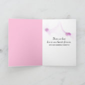 Sympathie roze orchidee water reflectie kaart (Binnen)