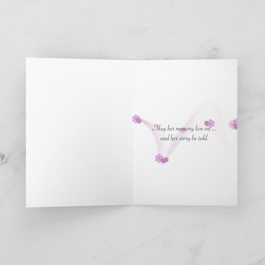 sympathie roze roze roodroos op driftwood kaart (Binnen)