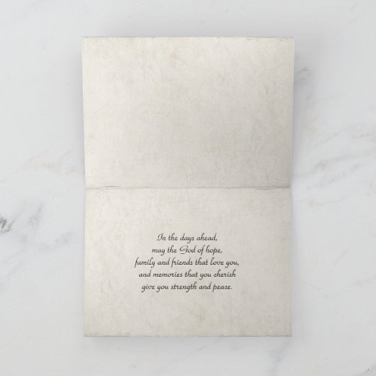 sympathie roze rozen op driftwood kaart (Binnen)