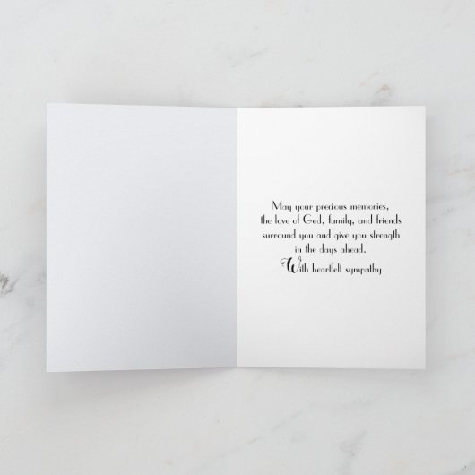 Sympathie Rozen op strand Kaart (Binnen)