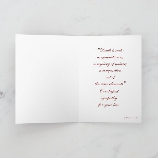 Sympathie Silhouette Trees Kaart (Binnen)