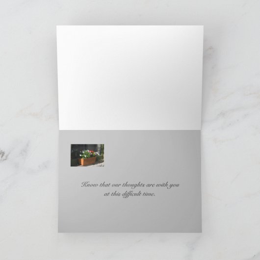 Sympathie Sjabloon Kaart (Binnen)