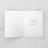 Sympathie Sketchy Floral Scripal Lord Bless Kaart (Binnen)