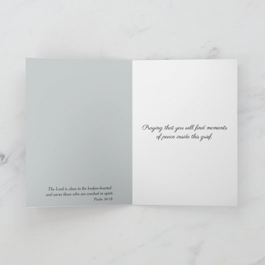 Sympathie Solitaire Zwaan op Misty Lake Kaart (Binnen)