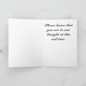 Sympathie, sorry voor je verlies kaart (Binnen)