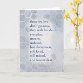 Sympathie, Sorry voor verlies, Condoleance Kort ge Kaart (Gele Bloem)