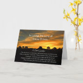 Sympathie Spiritueel met aangepaste naam Kaart (Gele Bloem)