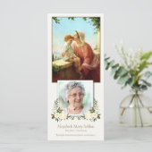 Sympathie St Ann & Mary Uitvaart Dank u kaart (Staand voorkant)