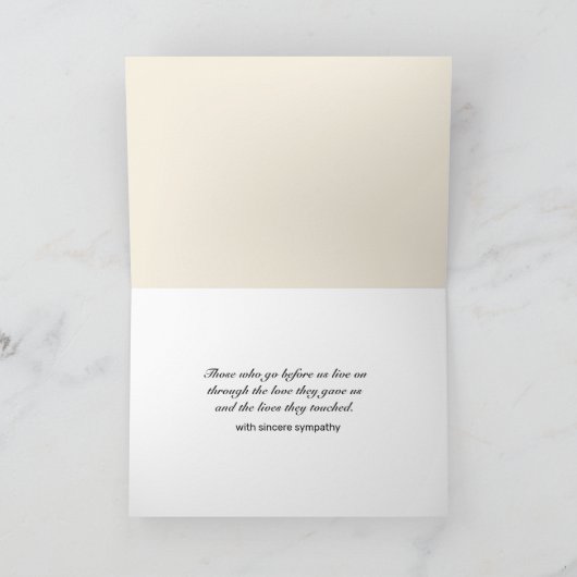 Sympathie strand voetafdrukken en zeeschuim kaart (Binnen)