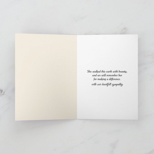 Sympathie Strand Voetafdrukken Kaart (Binnen)