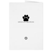 Sympathie Sunbeam German Shepherd Dog Poem Kaart (Achterkant)