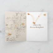 Sympathie Sunflower Bouquet op Brick Kaart (Binnen)