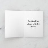 Sympathie - Sunset and Dog on Beach Kaart (Binnen)