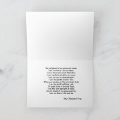 Sympathie Sunset Frye Poem Kaart (Binnen)