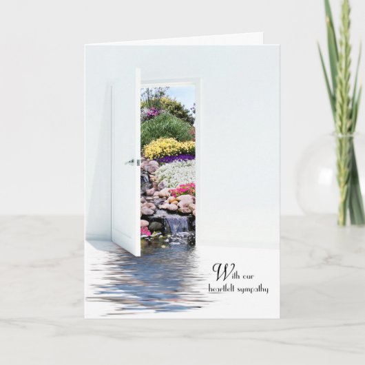 sympathie tuindeur kaart (Voorkant)