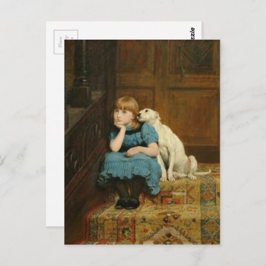 Sympathie van Briton Riviere Briefkaart (Voorkant / Achterkant)